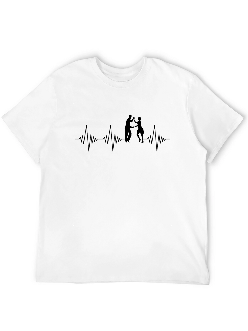 Dancing Heartbeat Black T-Shirt