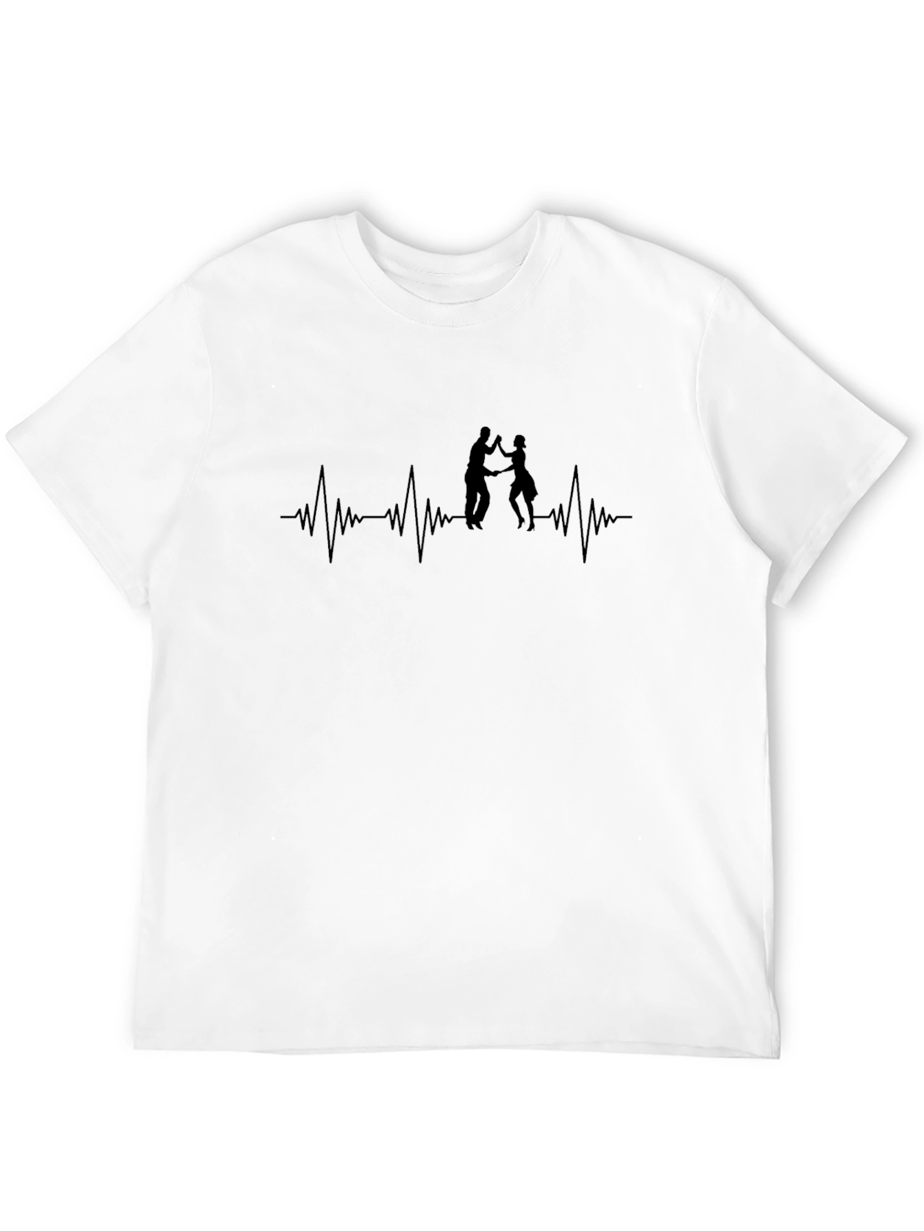 Dancing Heartbeat Black T-Shirt