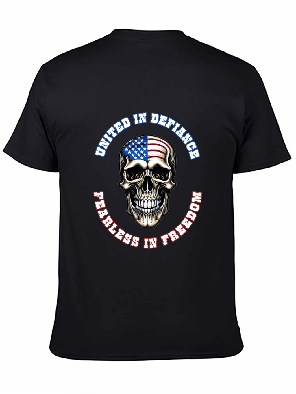 United in Defiance Skull Graphic T-Shirt
