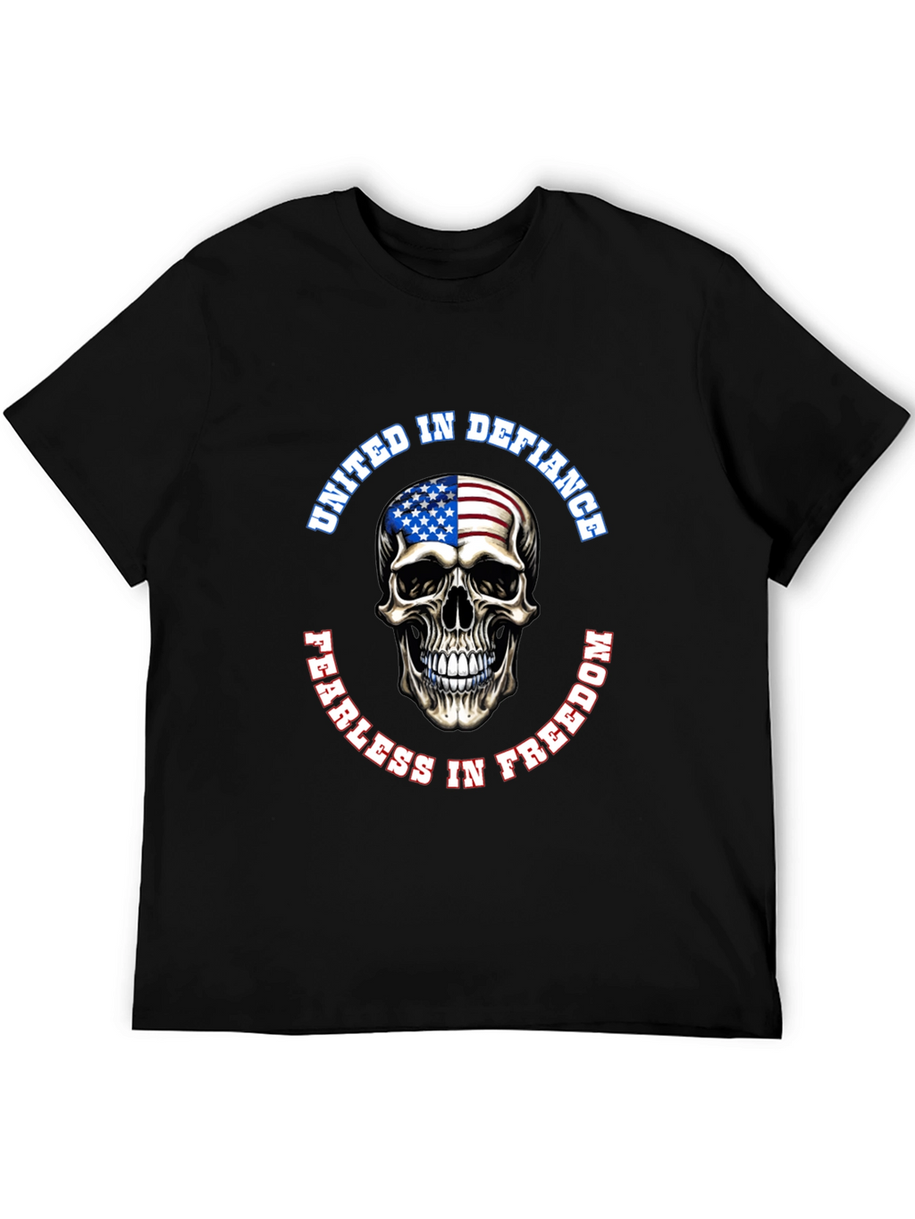 United in Defiance Skull Graphic T-Shirt