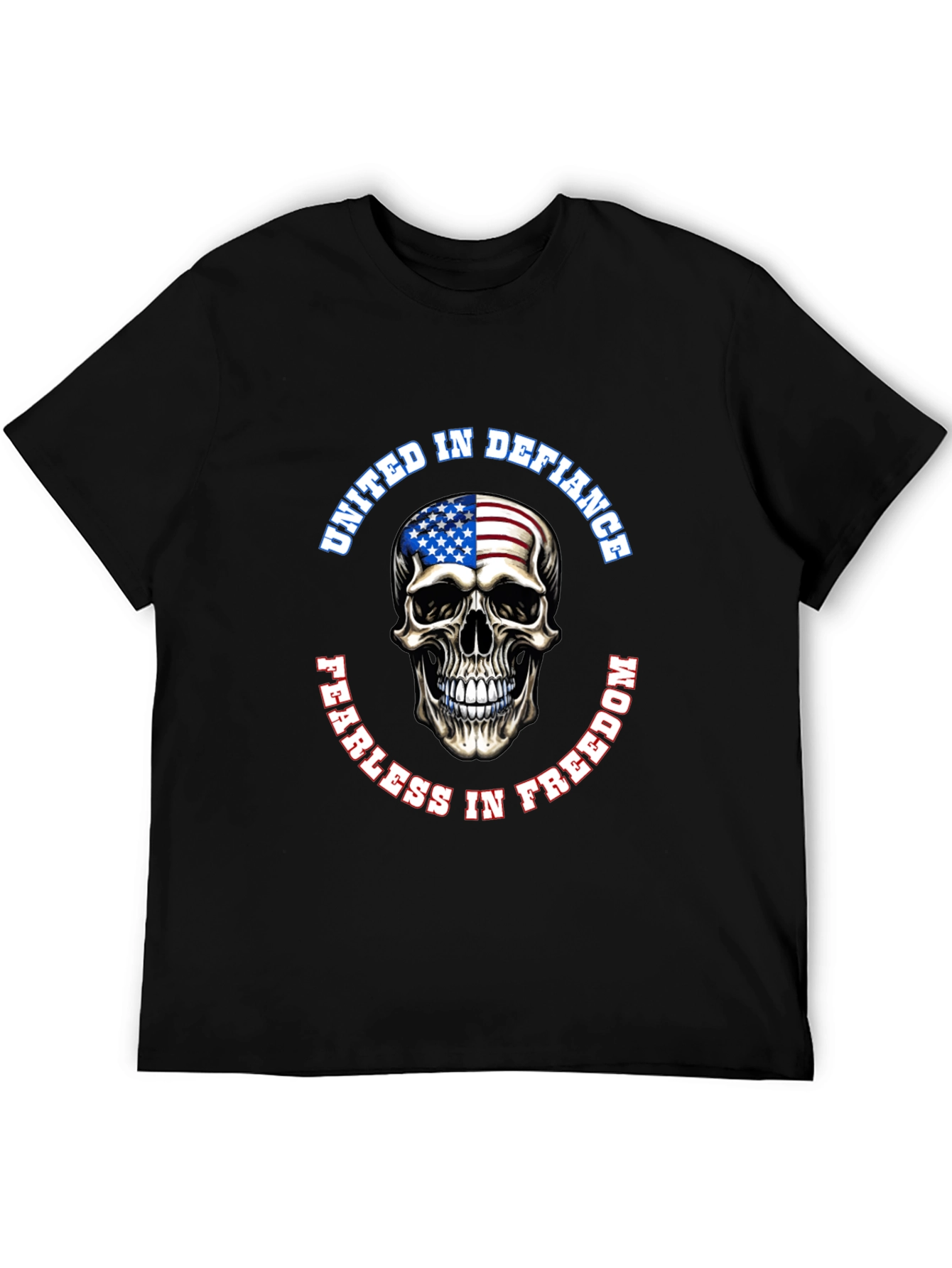 United in Defiance Skull Graphic T-Shirt