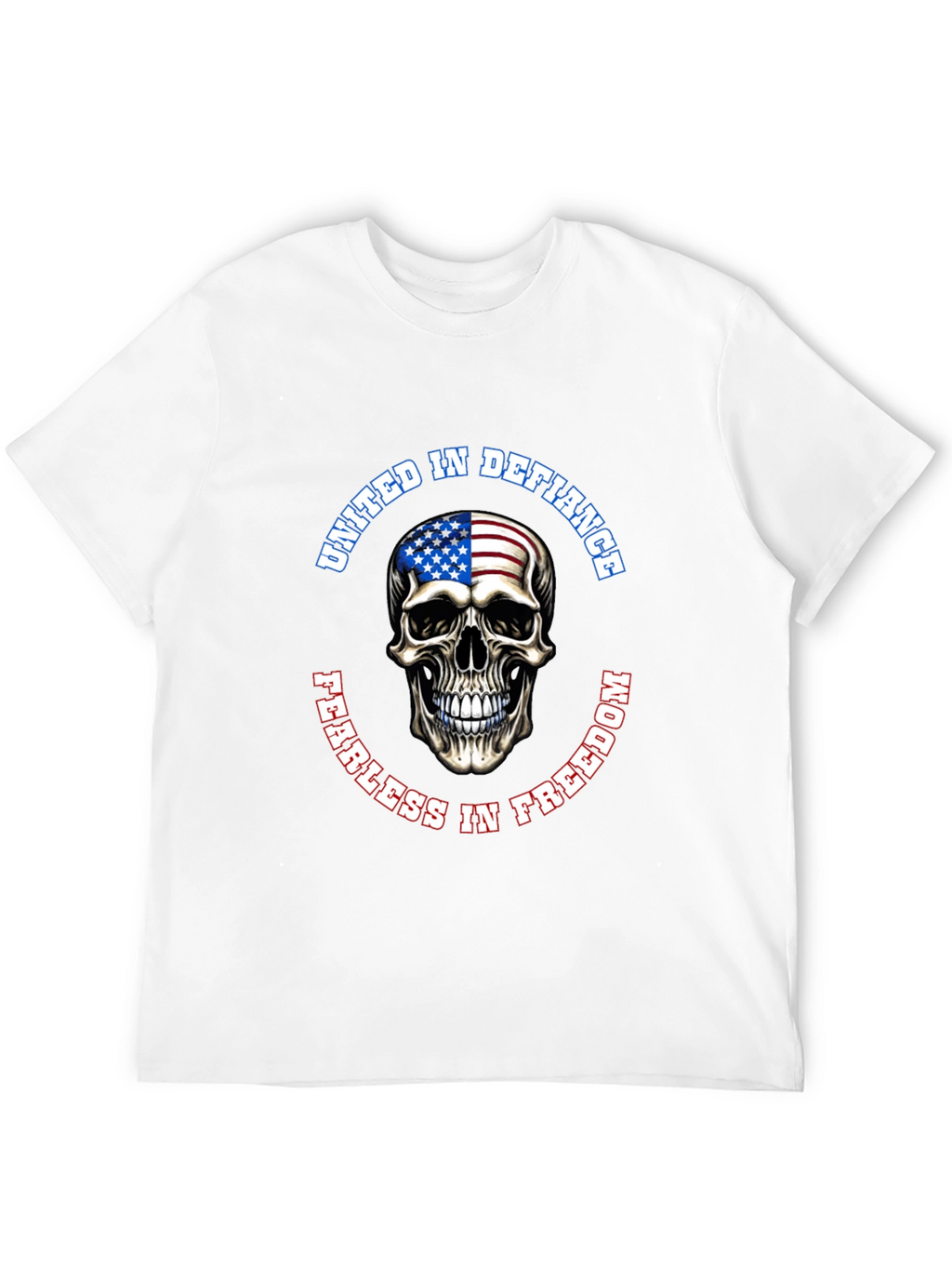 United in Defiance Skull Graphic T-Shirt