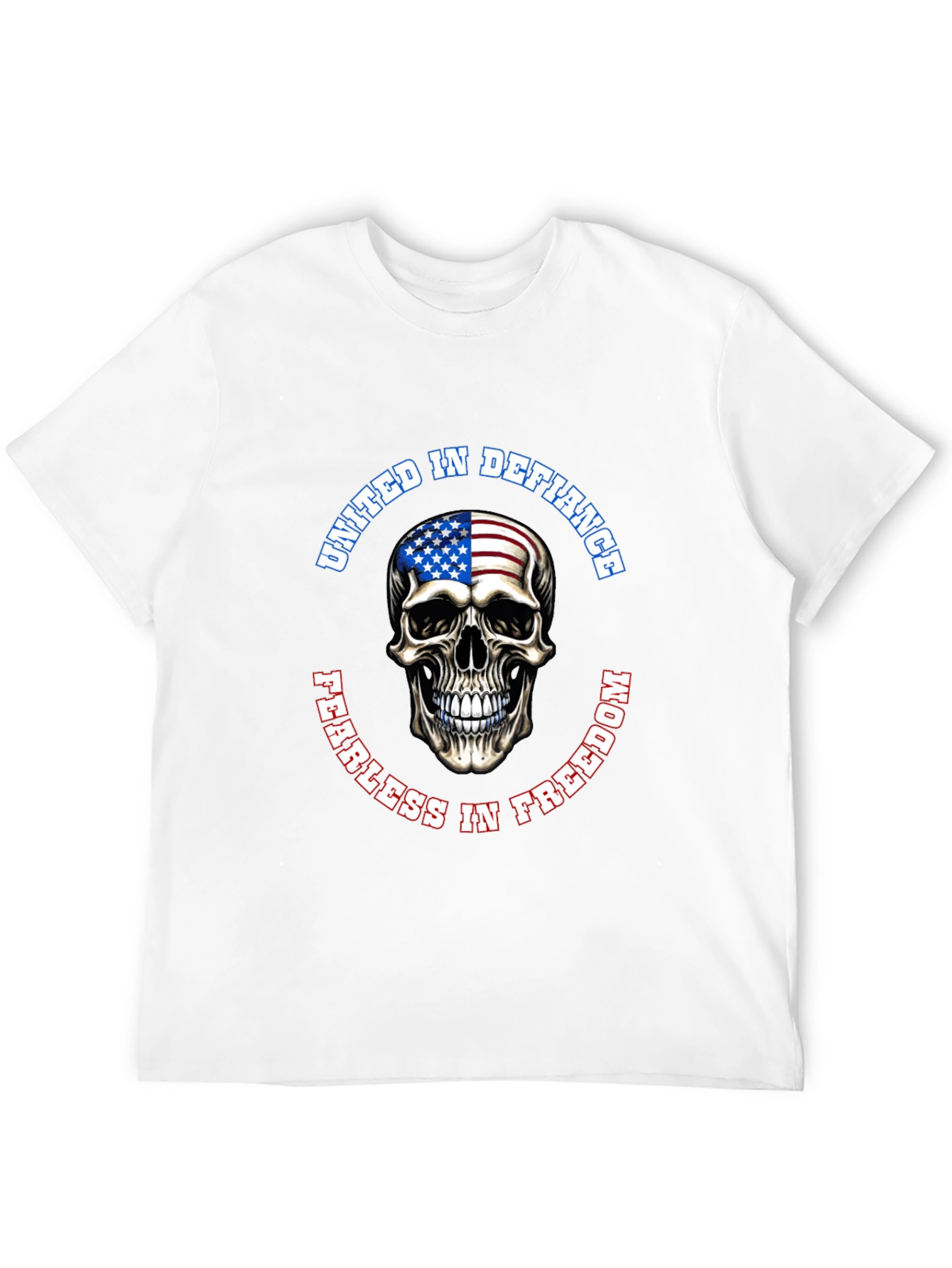 United in Defiance Skull Graphic T-Shirt