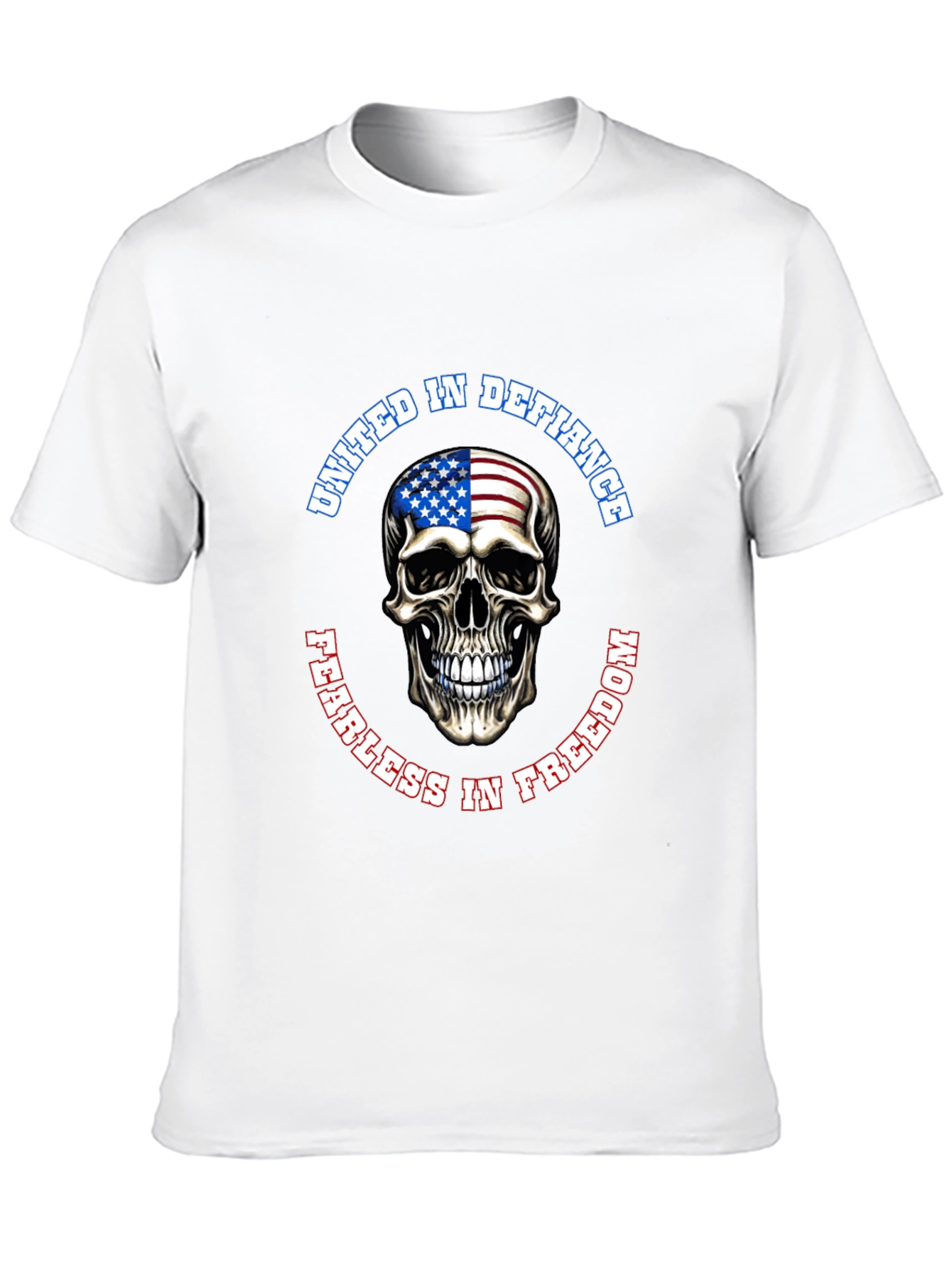 United in Defiance Skull Graphic T-Shirt