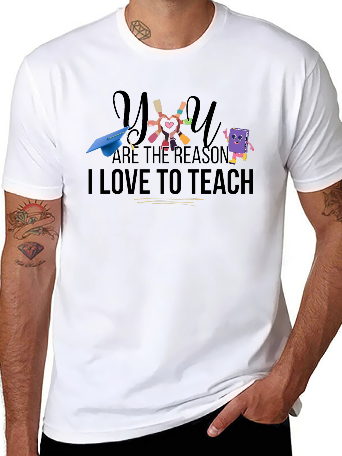 Teacher Appreciation Graphic T-Shirt - You Are The Reason