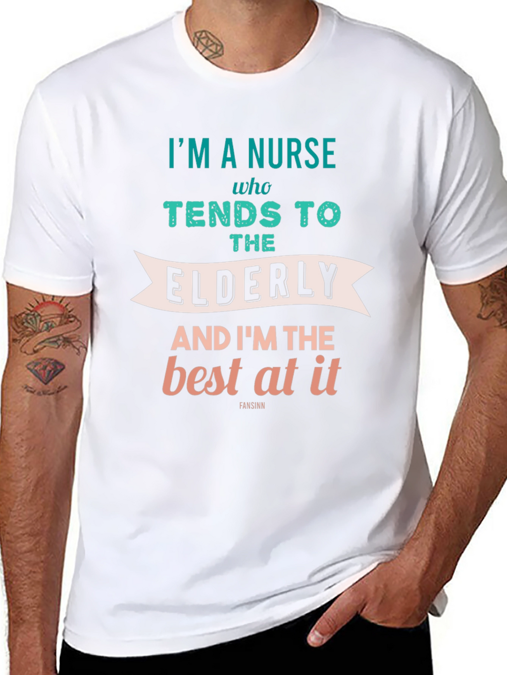 Nurse T-Shirt - Elderly Care - Best At It