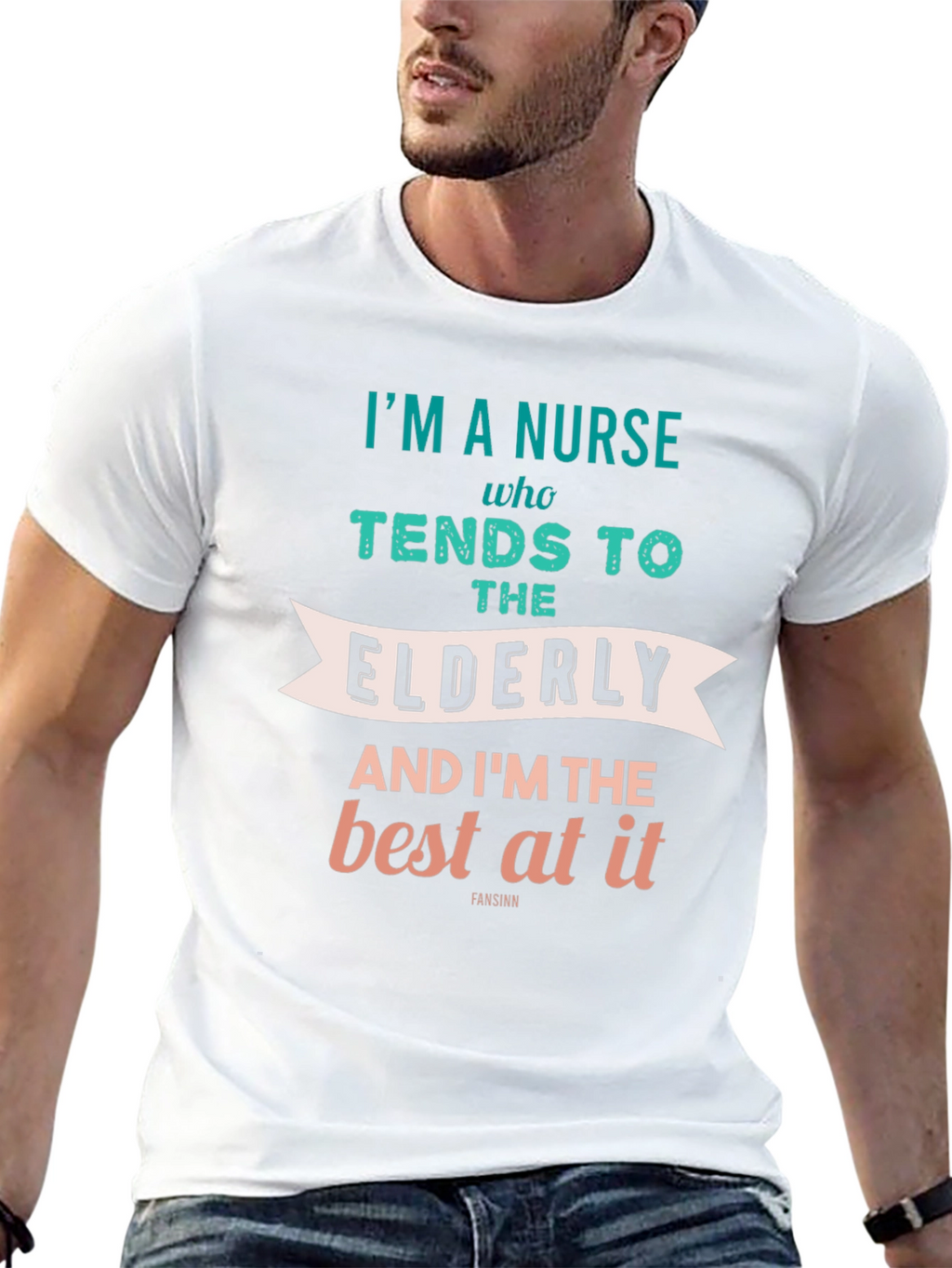 Nurse T-Shirt - Elderly Care - Best At It