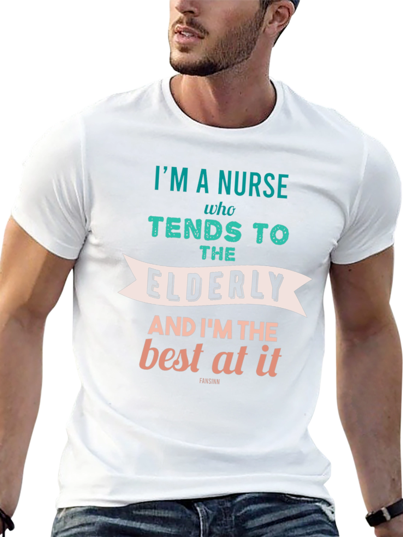 Nurse T-Shirt - Elderly Care - Best At It