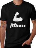 Fitness Muscle Tee - Gym Workout Shirt