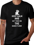 Keep Calm DJ Black Graphic Tee