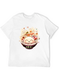 Anime Ramen Bowl Graphic T-Shirt