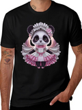 Panda Princess T-Shirt - Cute Animal Graphic Tee