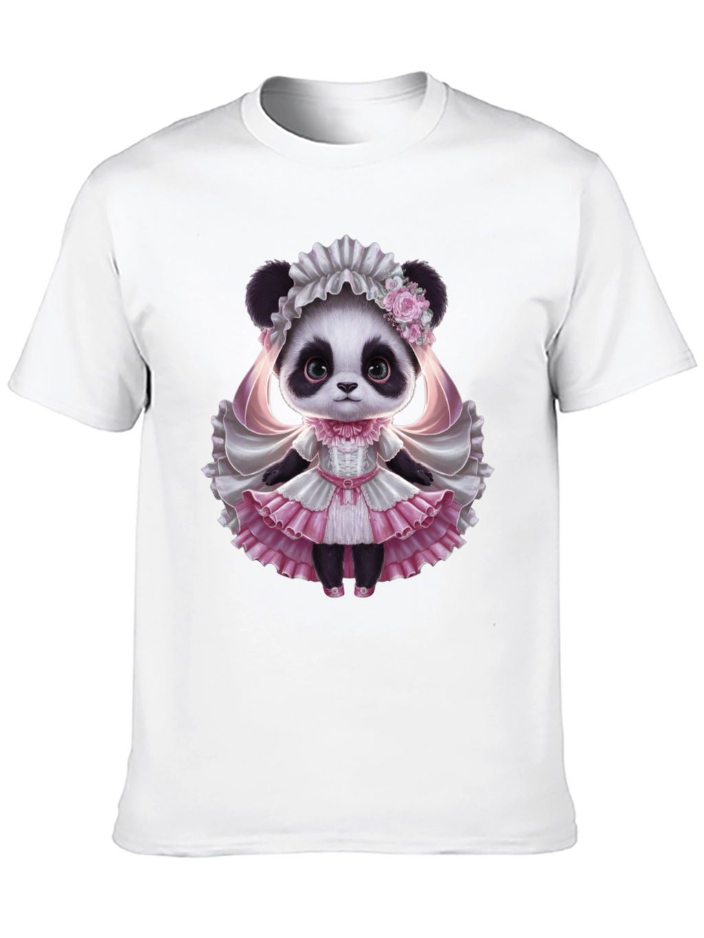 Panda Princess T-Shirt - Cute Animal Graphic Tee