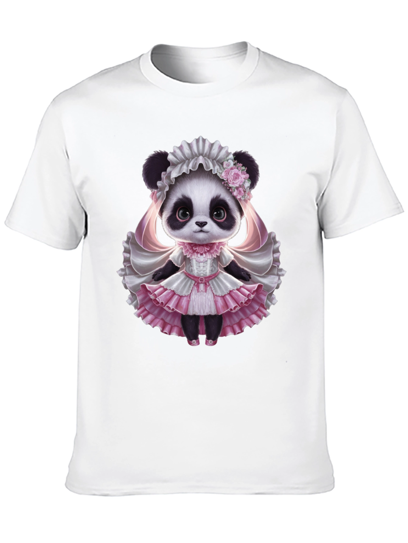Panda Princess T-Shirt - Cute Animal Graphic Tee