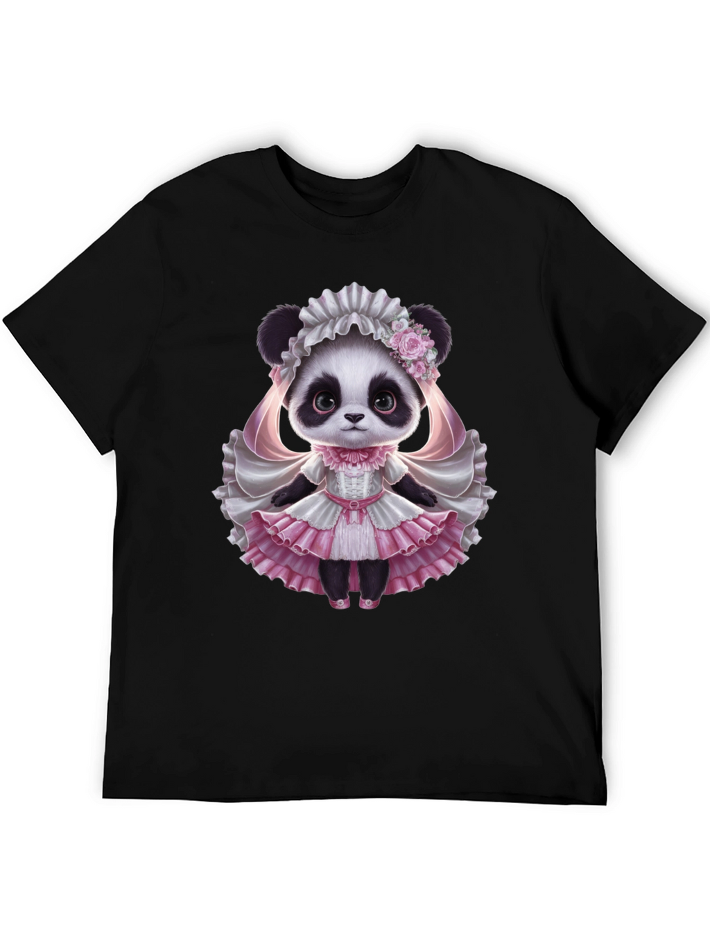 Panda Princess T-Shirt - Cute Animal Graphic Tee