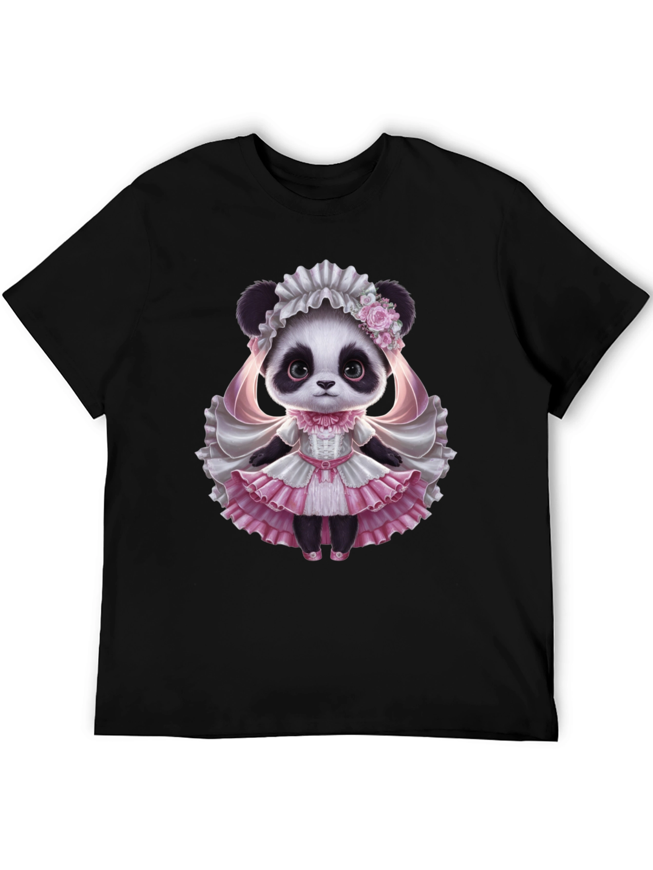 Panda Princess T-Shirt - Cute Animal Graphic Tee
