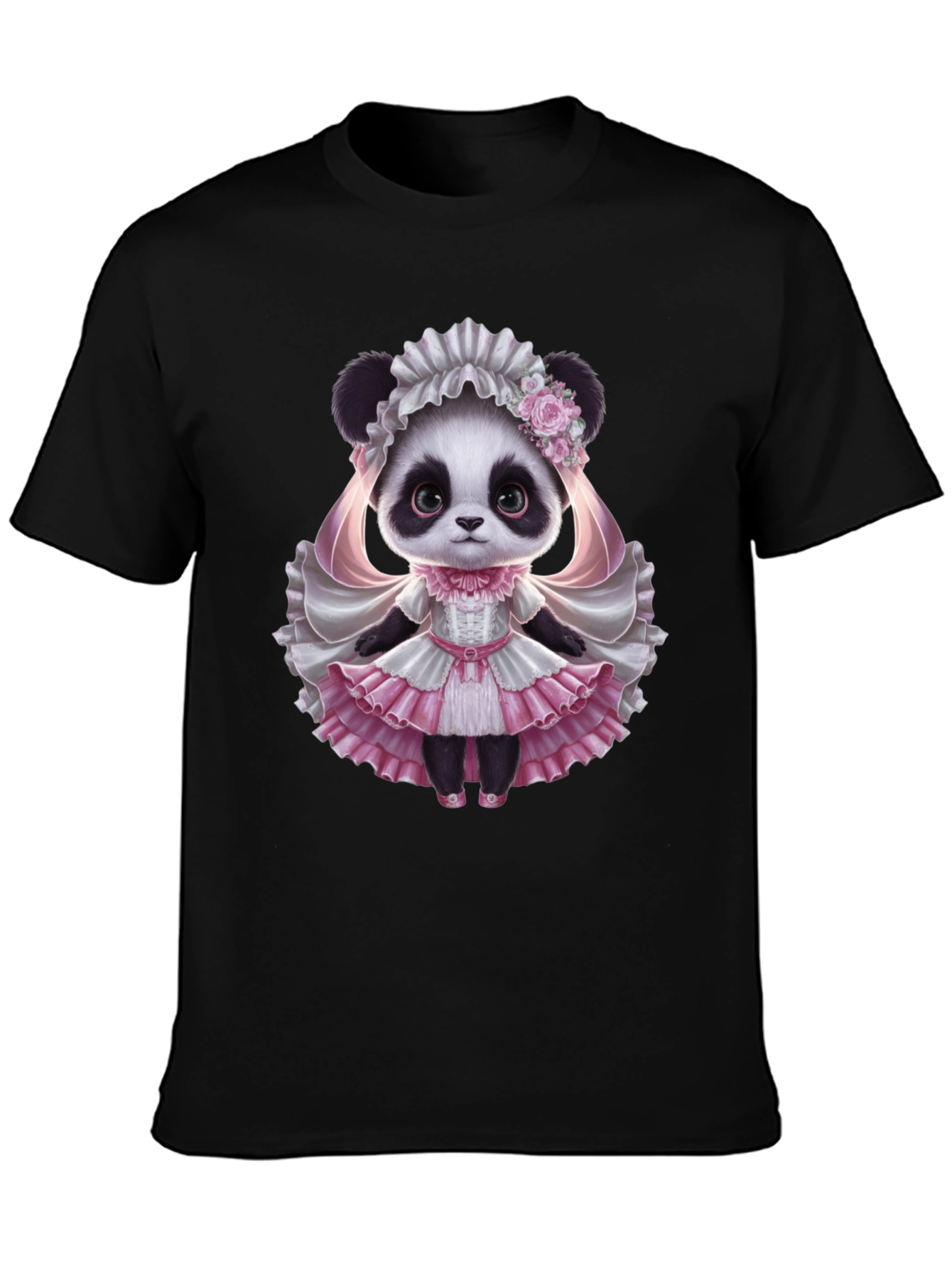 Panda Princess T-Shirt - Cute Animal Graphic Tee