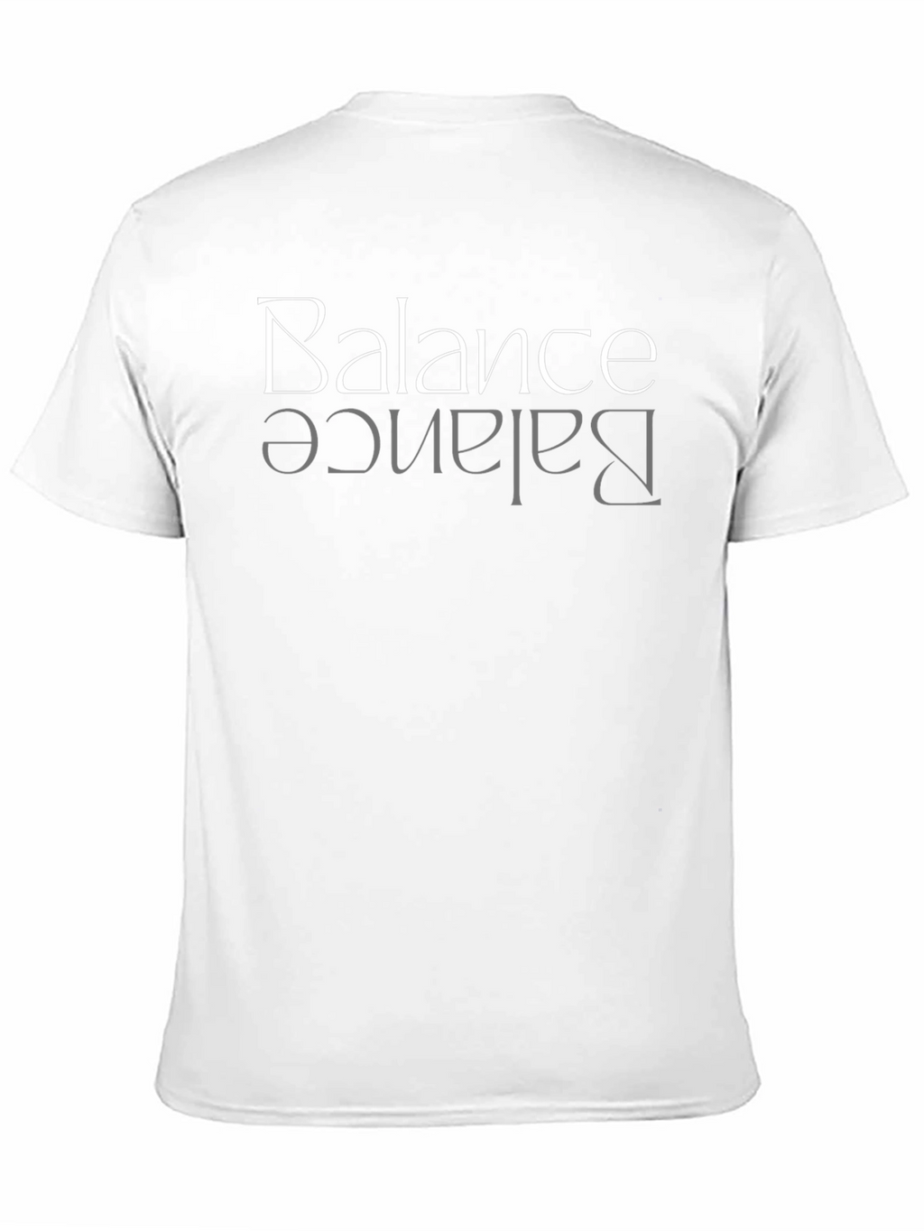 Balance Graphic Tee - Black Crew Neck