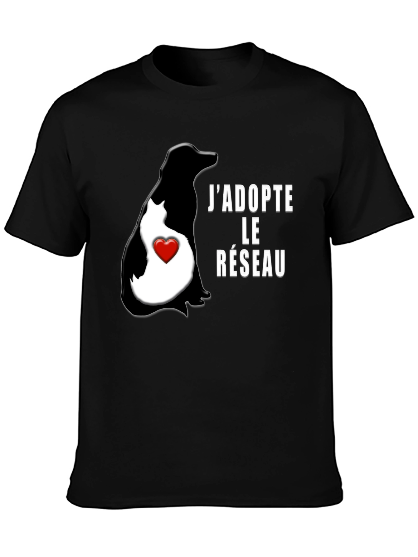 JAdopte le Réseau Graphic Tee