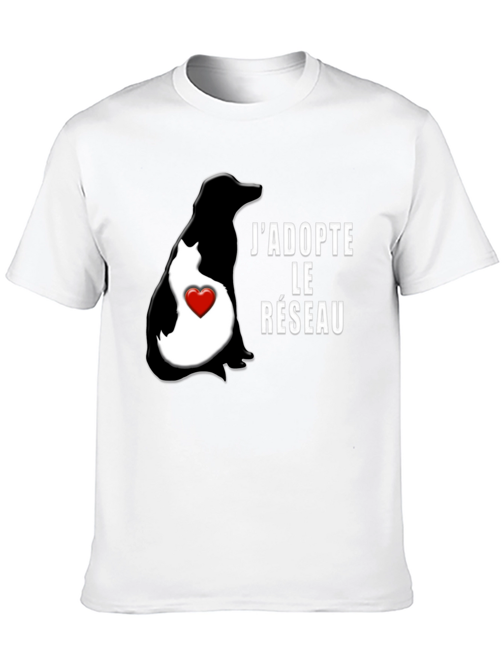 JAdopte le Réseau Graphic Tee