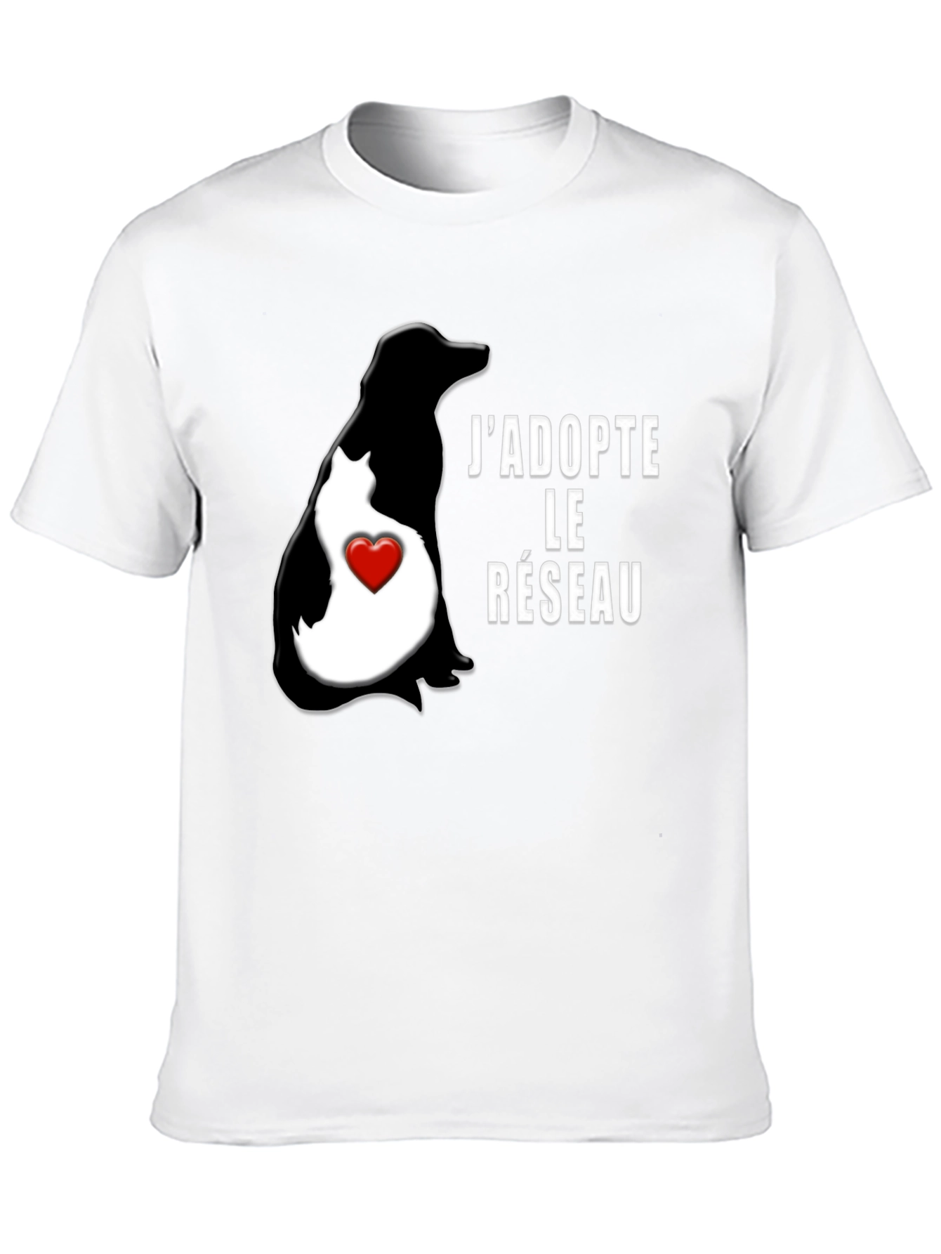JAdopte le Réseau Graphic Tee
