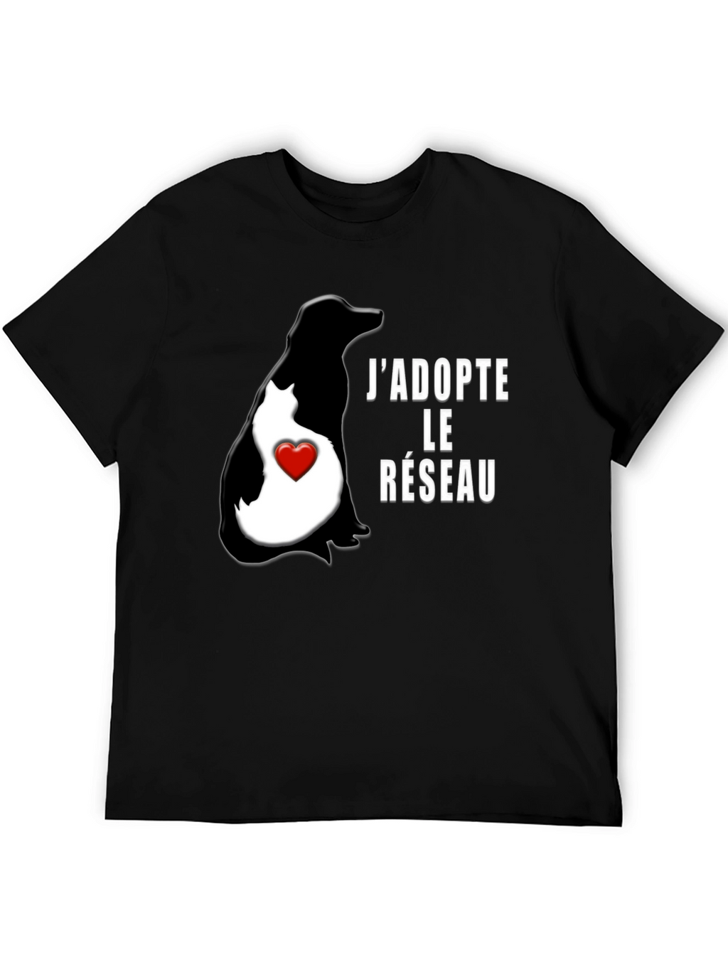 JAdopte le Réseau Graphic Tee