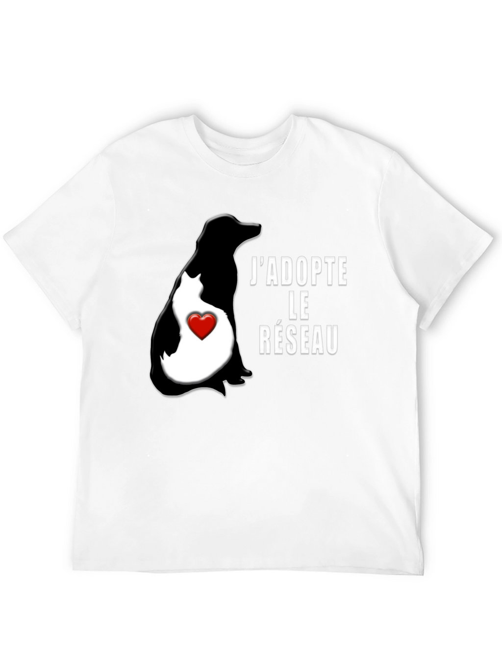 JAdopte le Réseau Graphic Tee