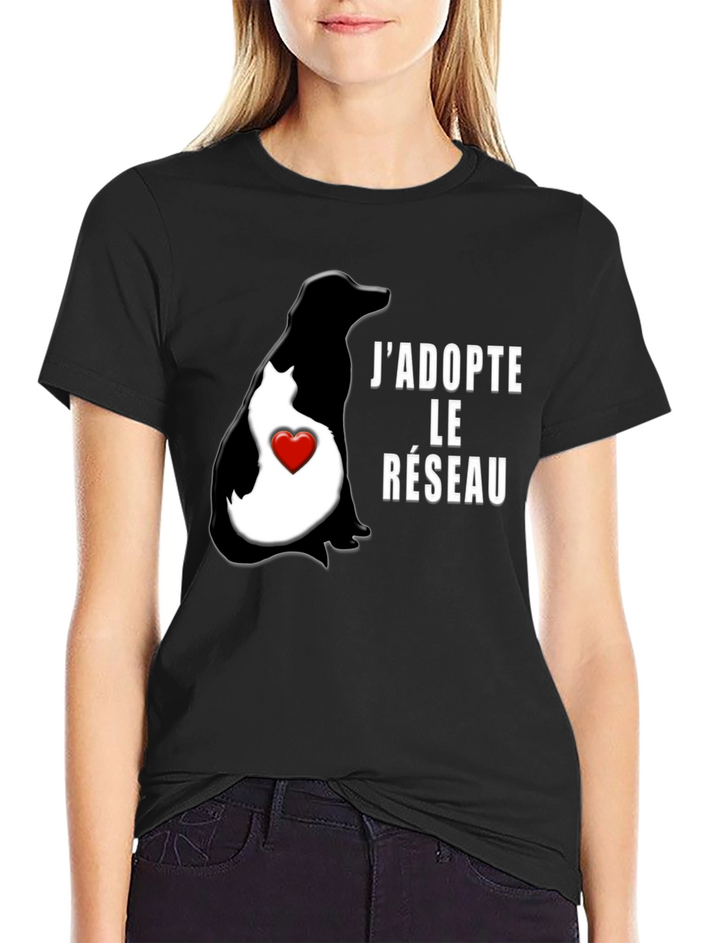 JAdopte le Réseau Graphic Tee