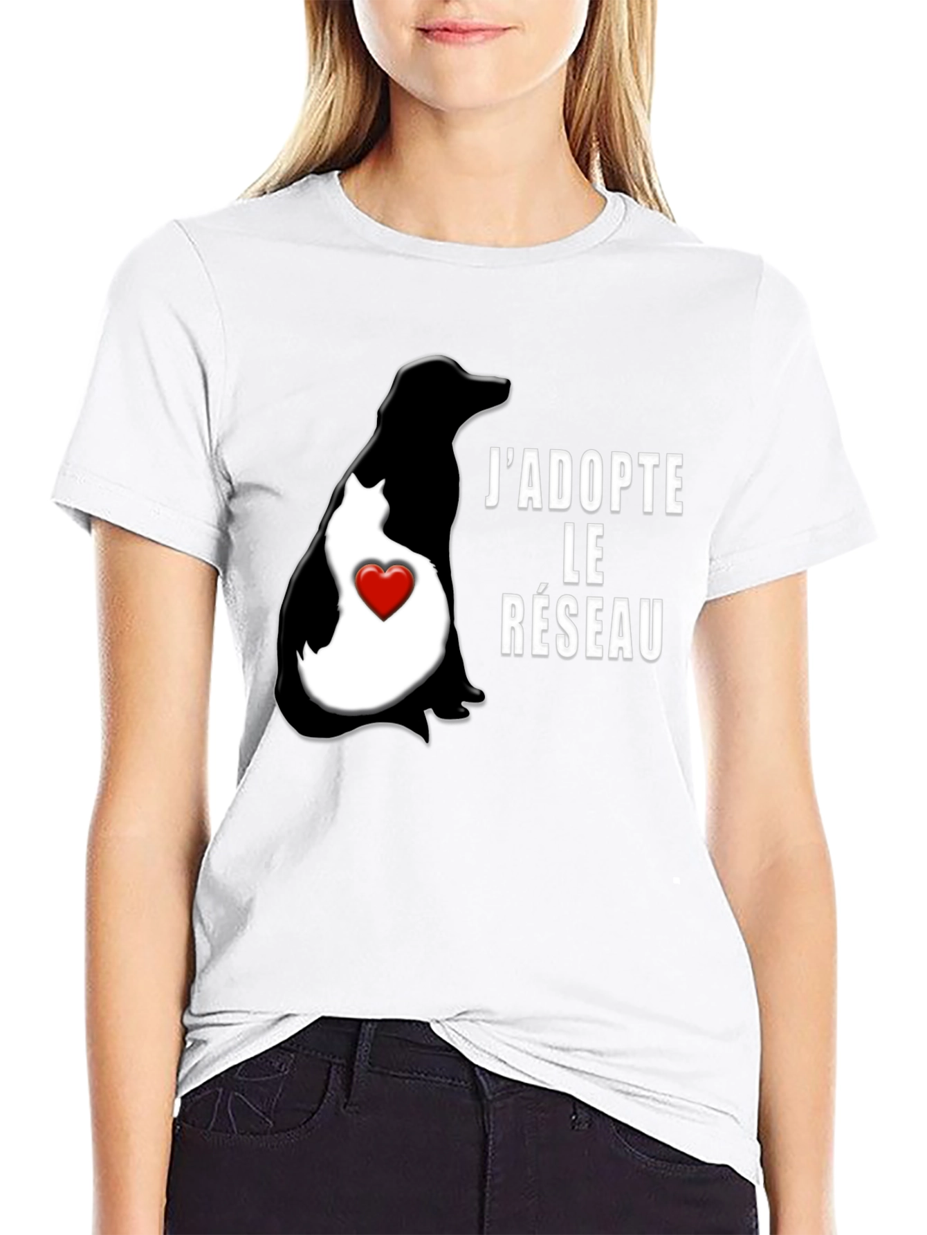 JAdopte le Réseau Graphic Tee