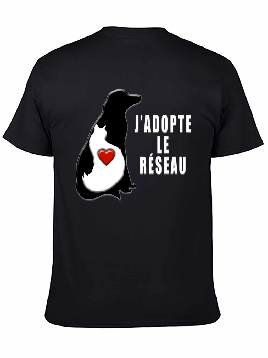 JAdopte le Réseau Graphic Tee