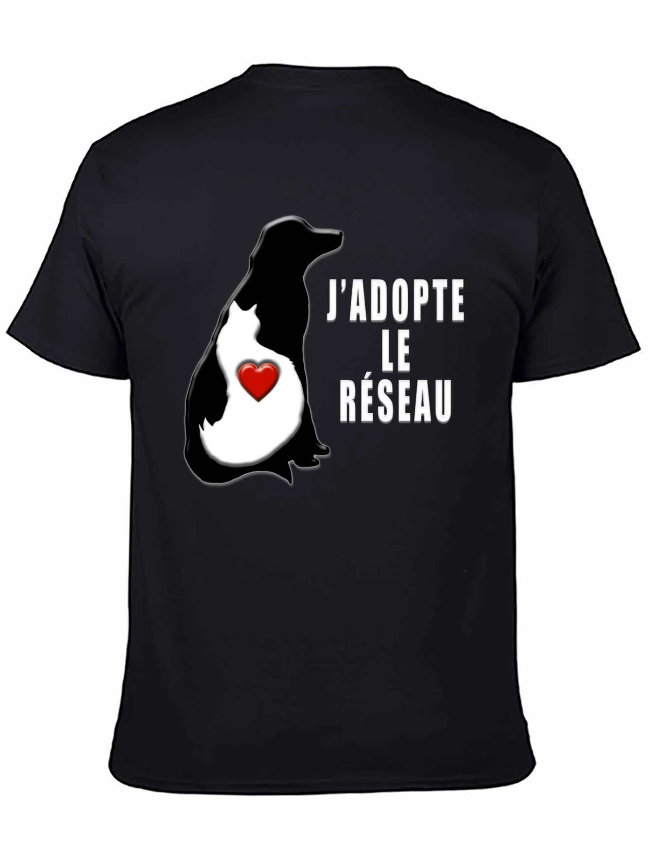 JAdopte le Réseau Graphic Tee