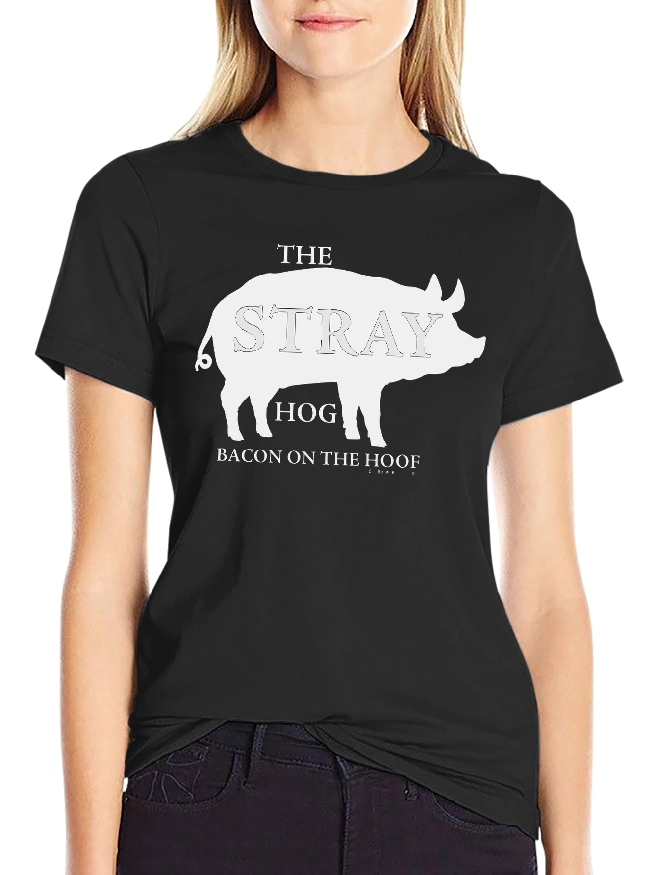 The Stray Hog T-Shirt - Bacon on the Hoof Tee