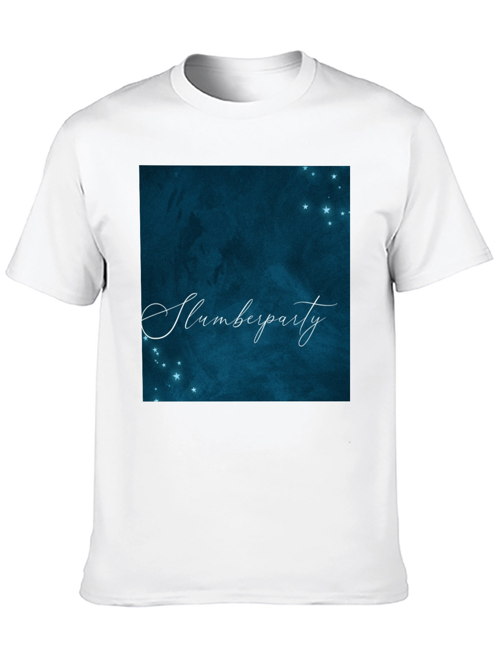 Slumberparty Graphic Tee - Dark Blue Starry Night