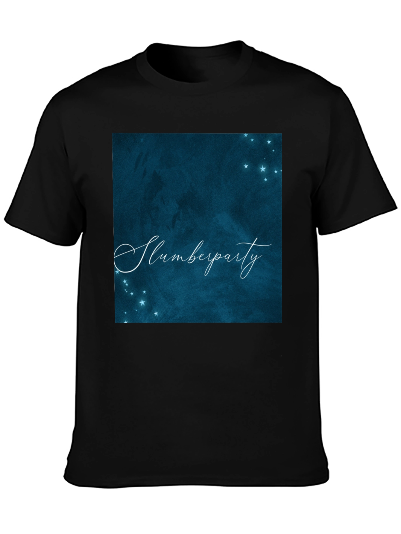 Slumberparty Graphic Tee - Dark Blue Starry Night
