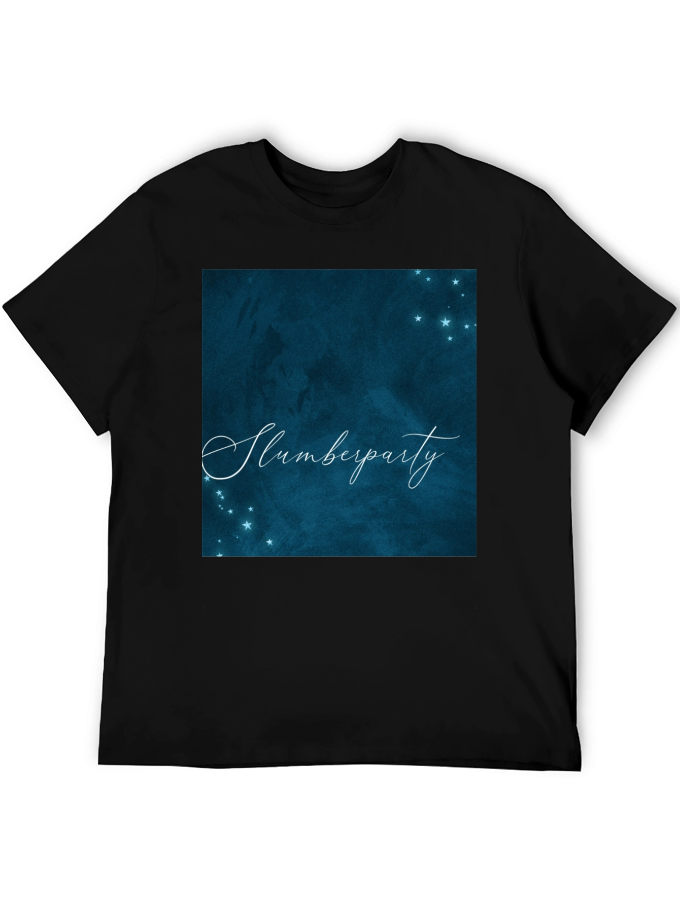 Slumberparty Graphic Tee - Dark Blue Starry Night
