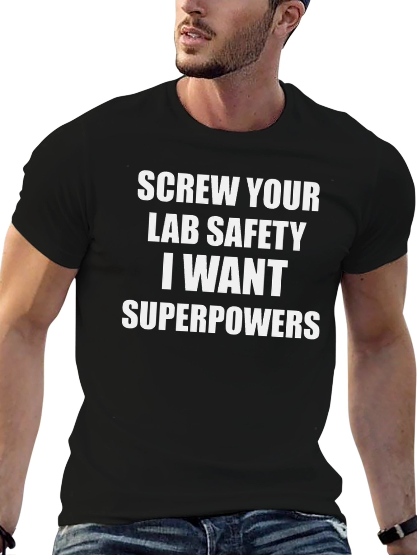 Lab Safety Superpowers Graphic T-Shirt