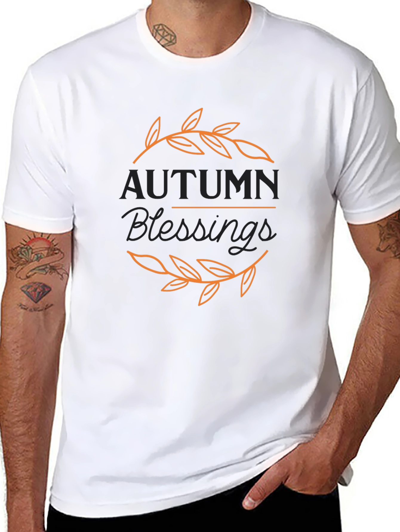 Autumn Blessings Graphic Tee - Fall T-Shirt
