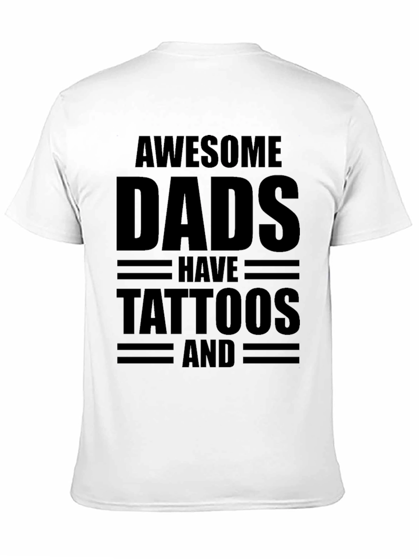 Awesome Dads Have Tattoos T-Shirt