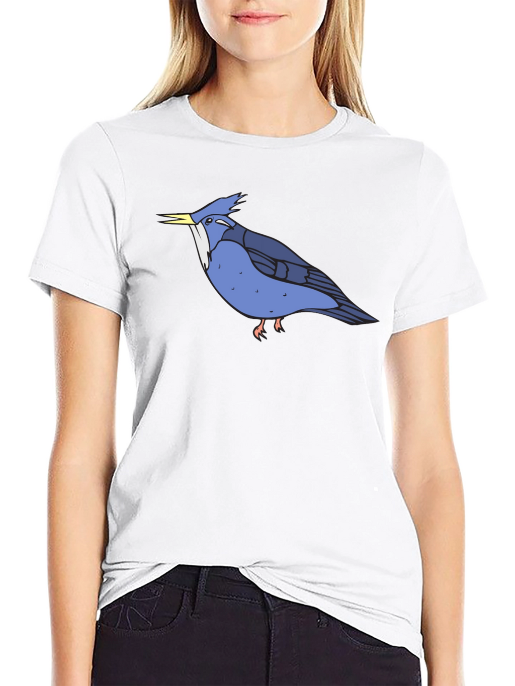 Blue Bird Graphic Tee - Soft Cotton