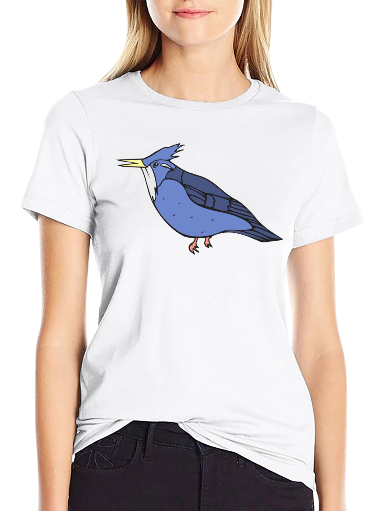 Blue Bird Graphic Tee - Soft Cotton