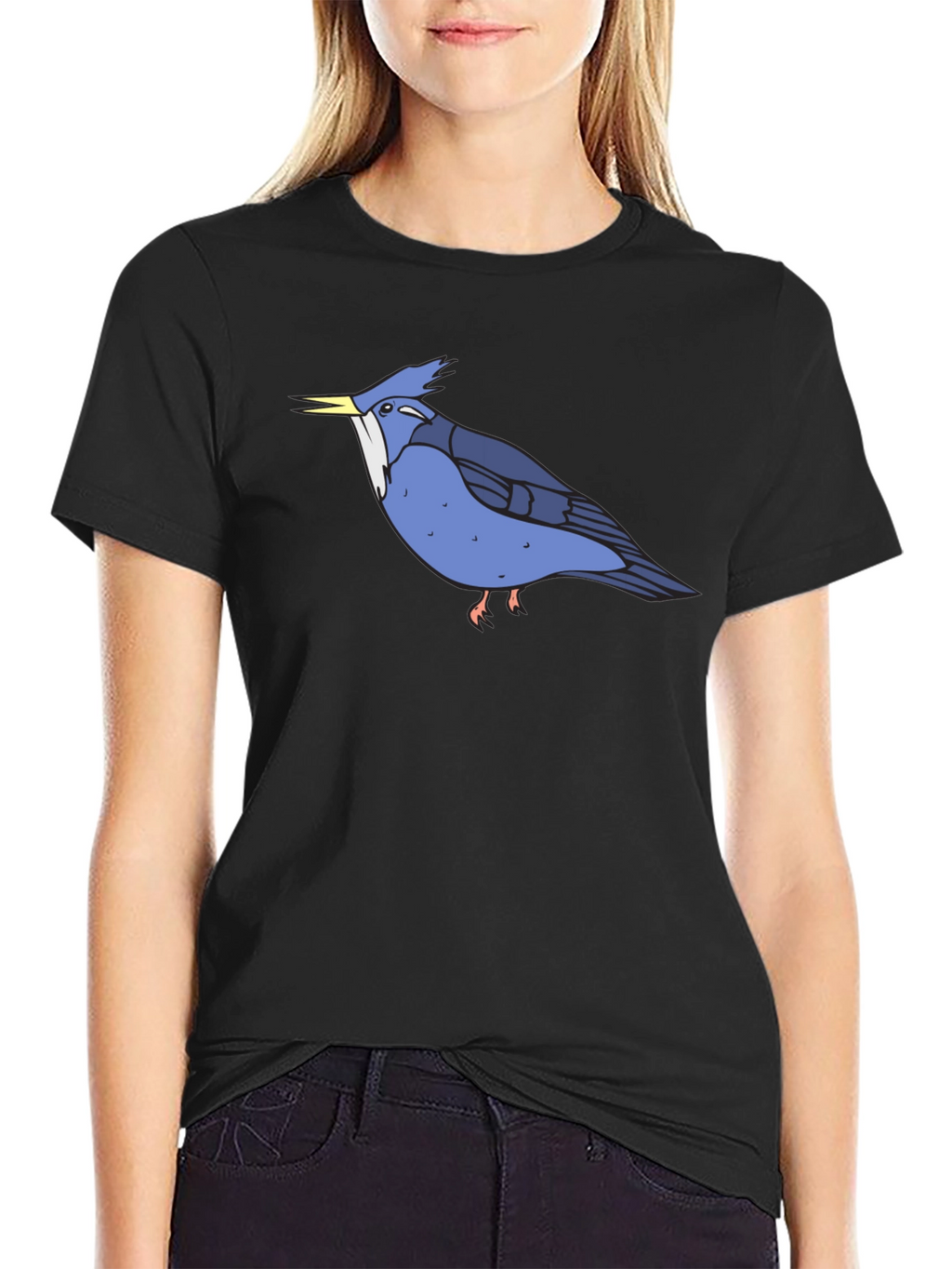 Blue Bird Graphic Tee - Soft Cotton