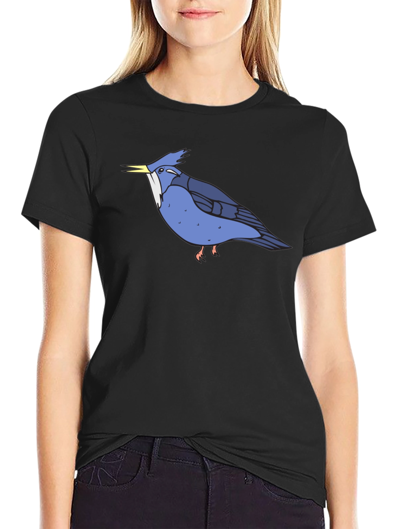 Blue Bird Graphic Tee - Soft Cotton