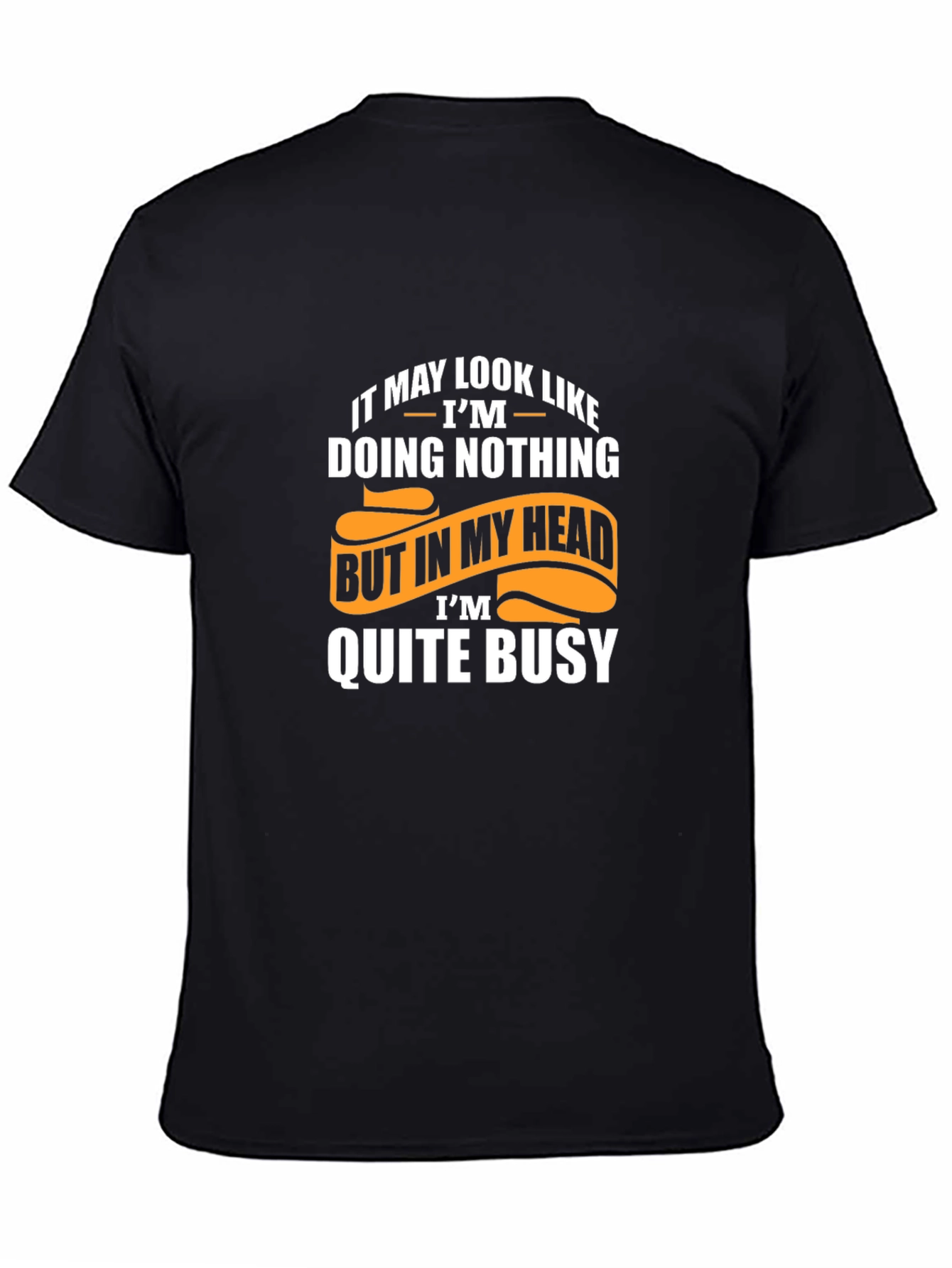 Funny Doing Nothing Graphic T-Shirt