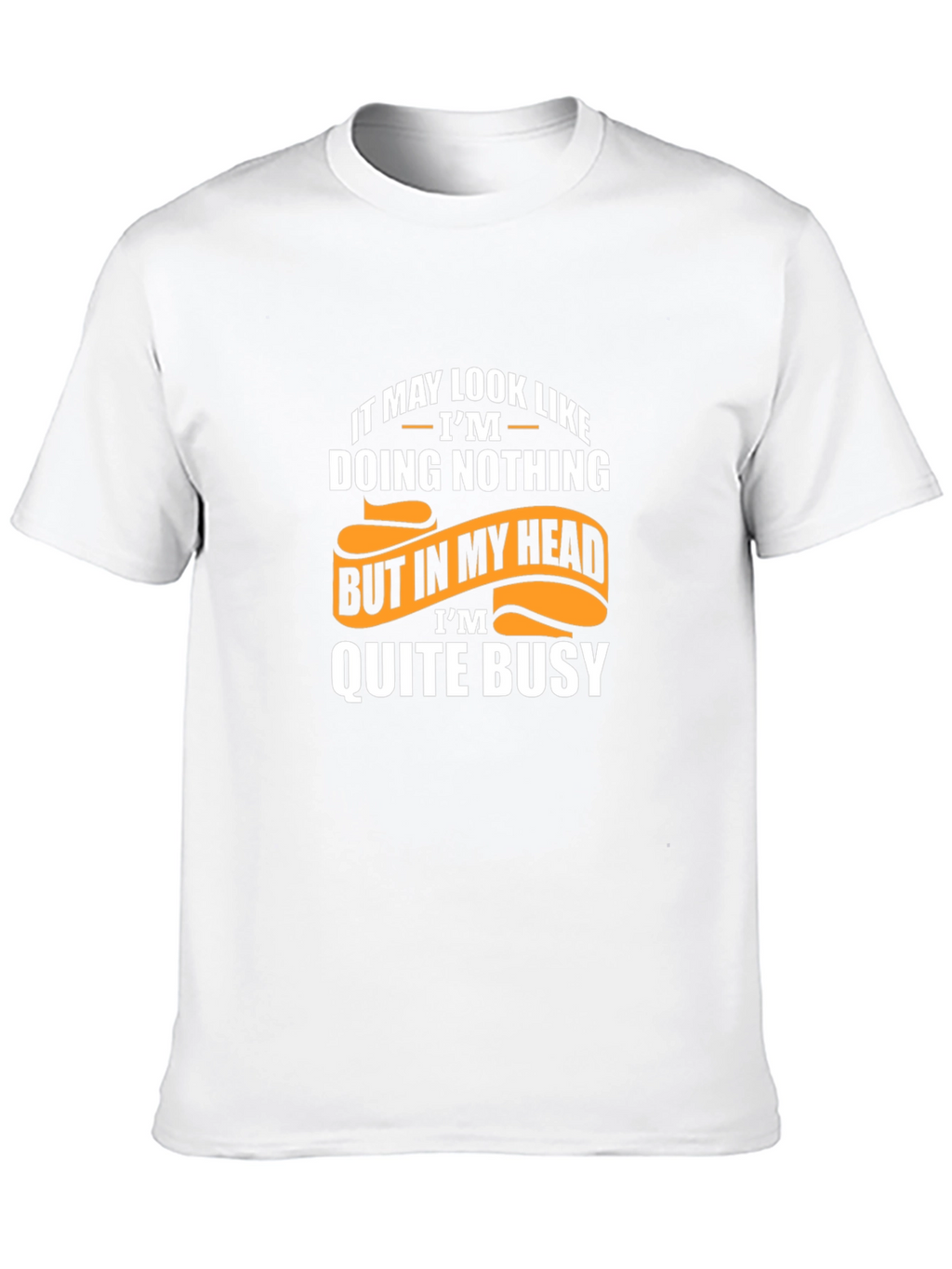 Funny Doing Nothing Graphic T-Shirt