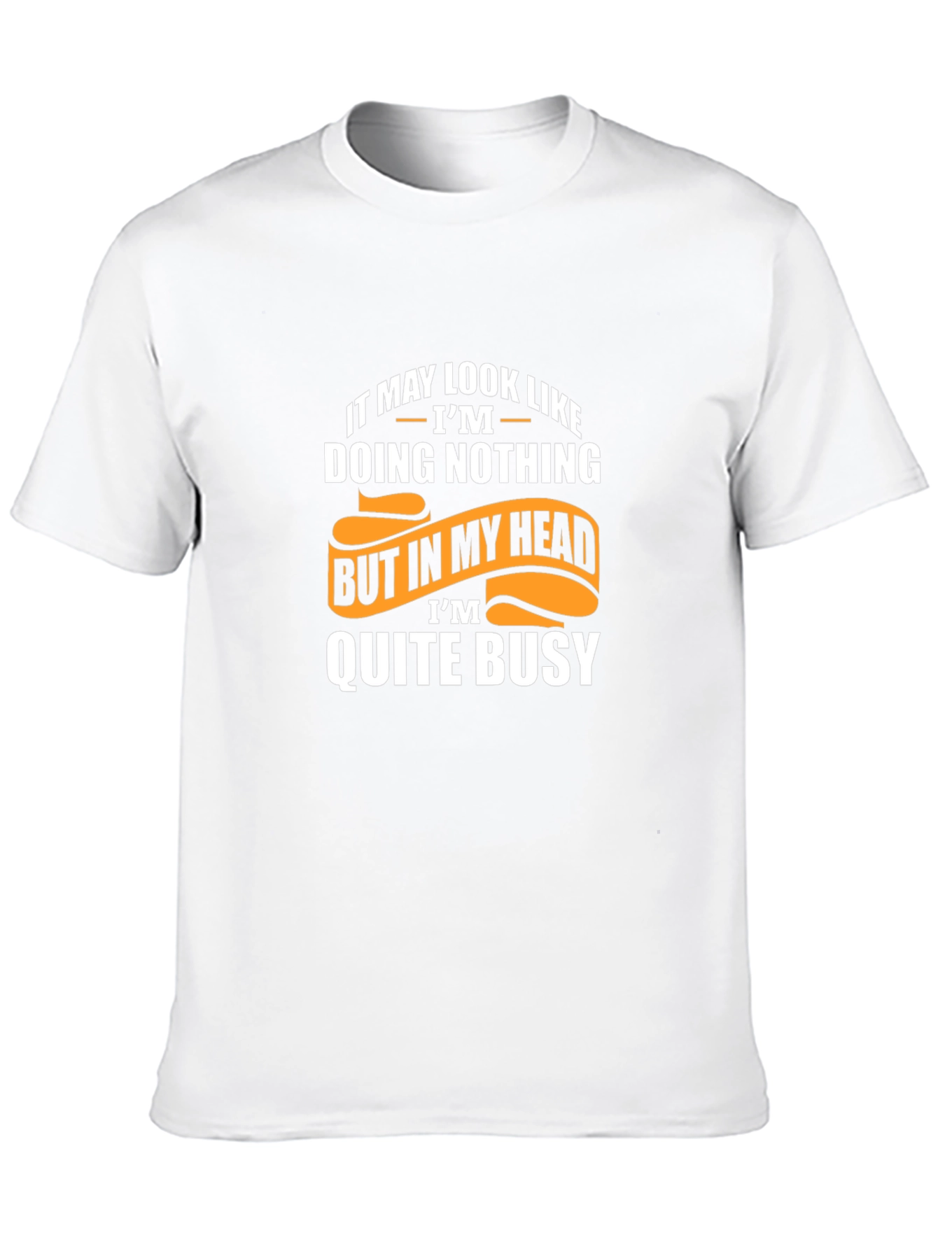 Funny Doing Nothing Graphic T-Shirt