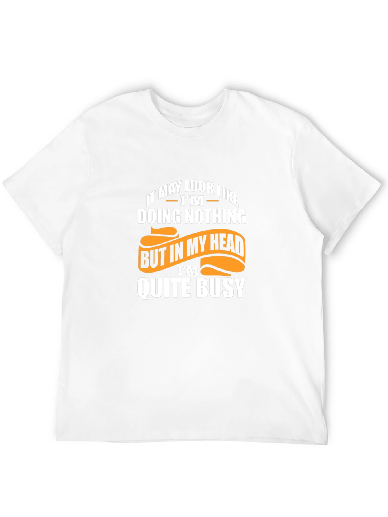 Funny Doing Nothing Graphic T-Shirt