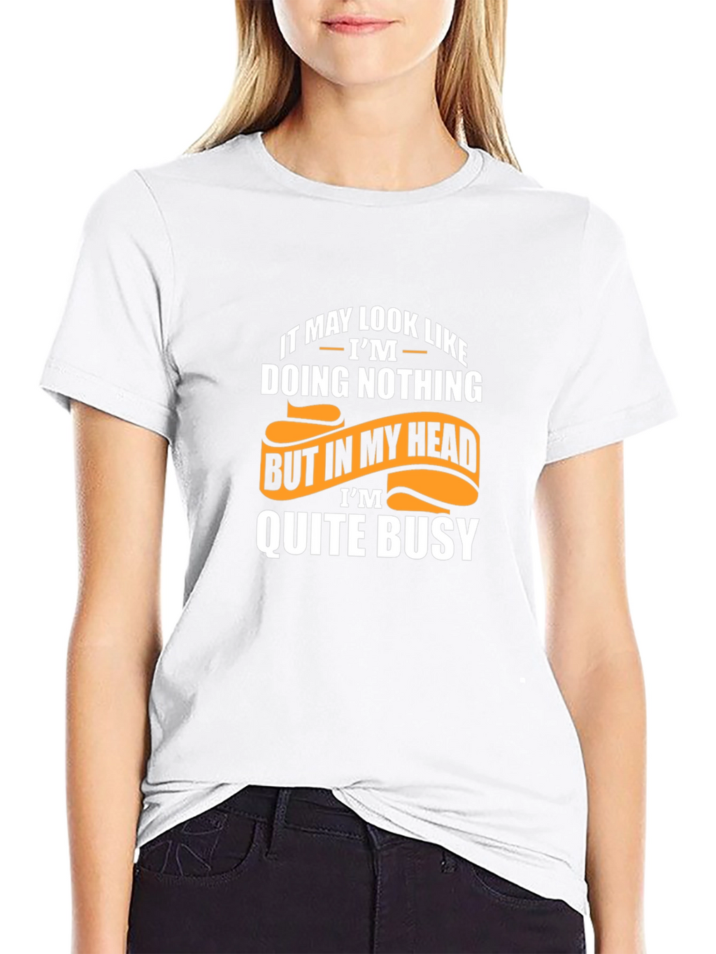 Funny Doing Nothing Graphic T-Shirt