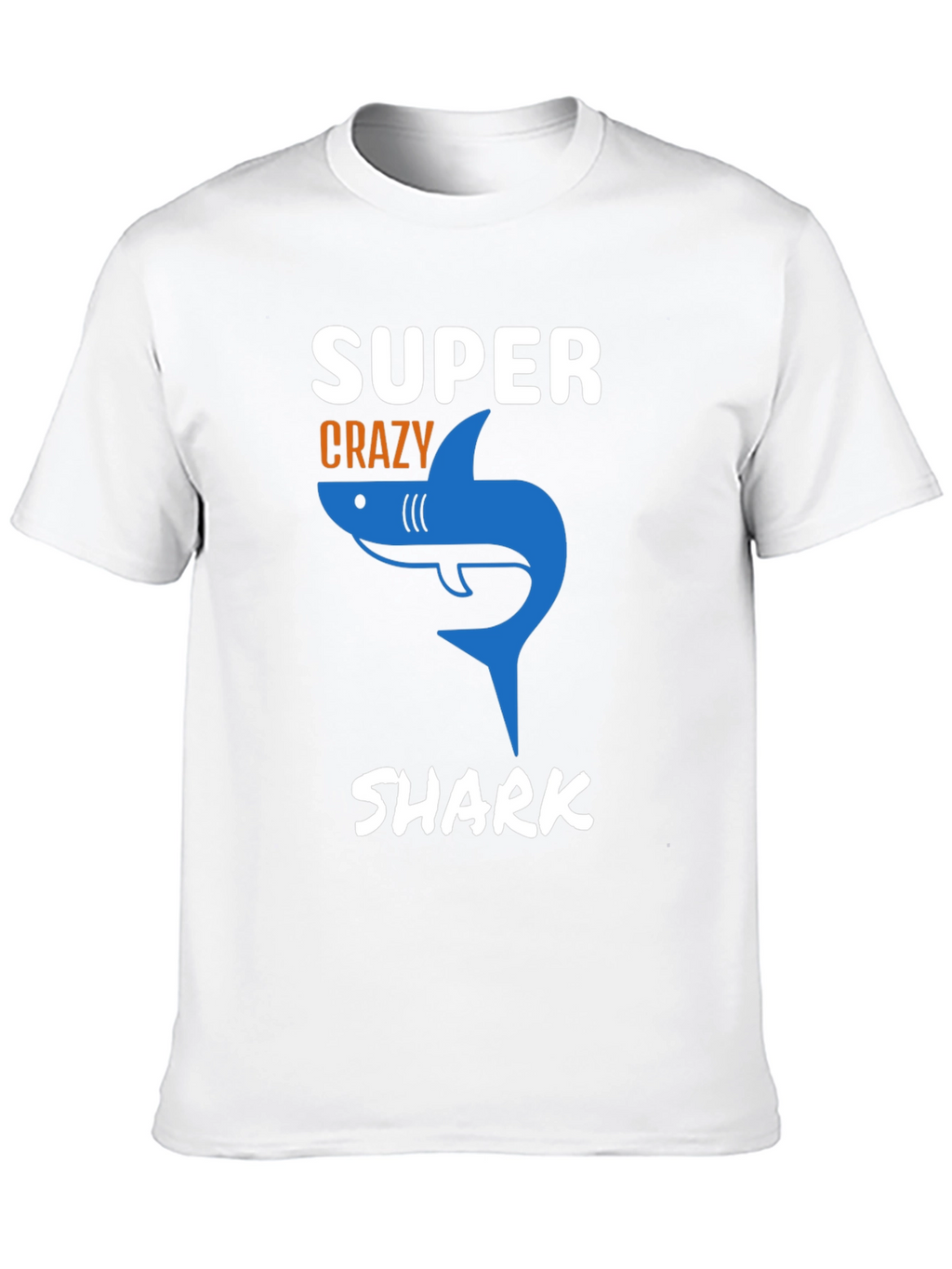 Super Crazy Shark T-Shirt - Mens Black Tee