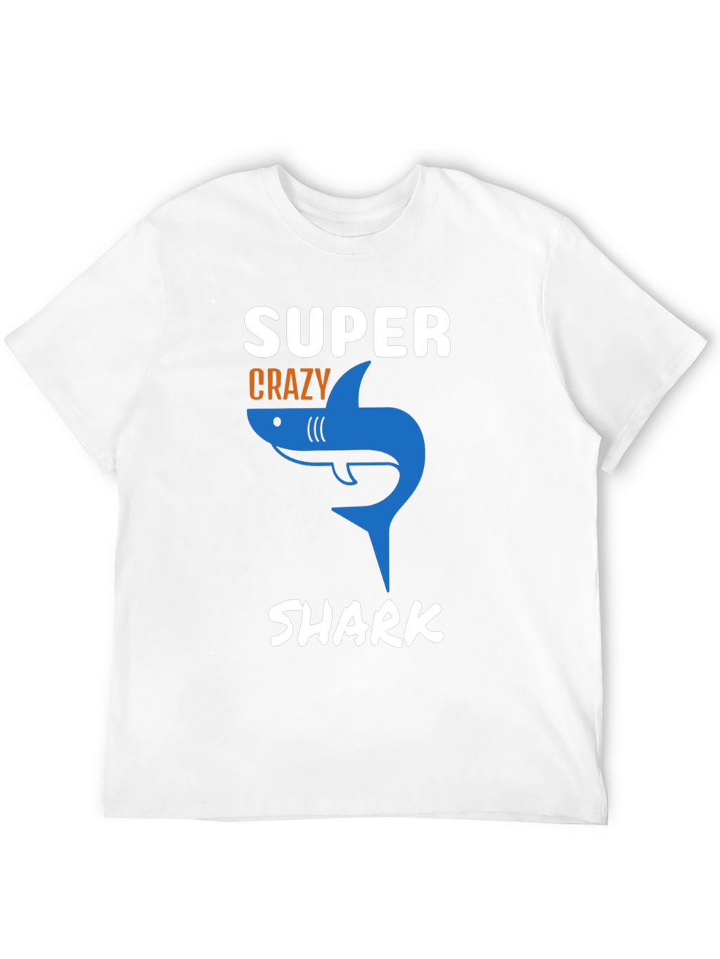 Super Crazy Shark T-Shirt - Mens Black Tee