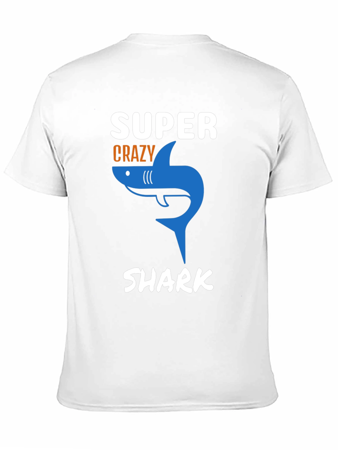 Super Crazy Shark T-Shirt - Mens Black Tee